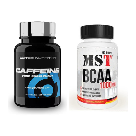 Trainings-Set: Scitec Caffeine + MST BCAA 1000 (90 Tabl.) – alle enthaltenen Artikel