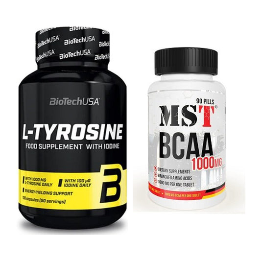 Trainings-Set: BioTech Tyrosine + MST BCAA 1000 (90 Tabl.) – alle enthaltenen Artikel