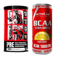 Trainings-Set: BAD ASS Pre + Activlab BCAA Xtra Drink 5000mg – alle enthaltenen Artikel