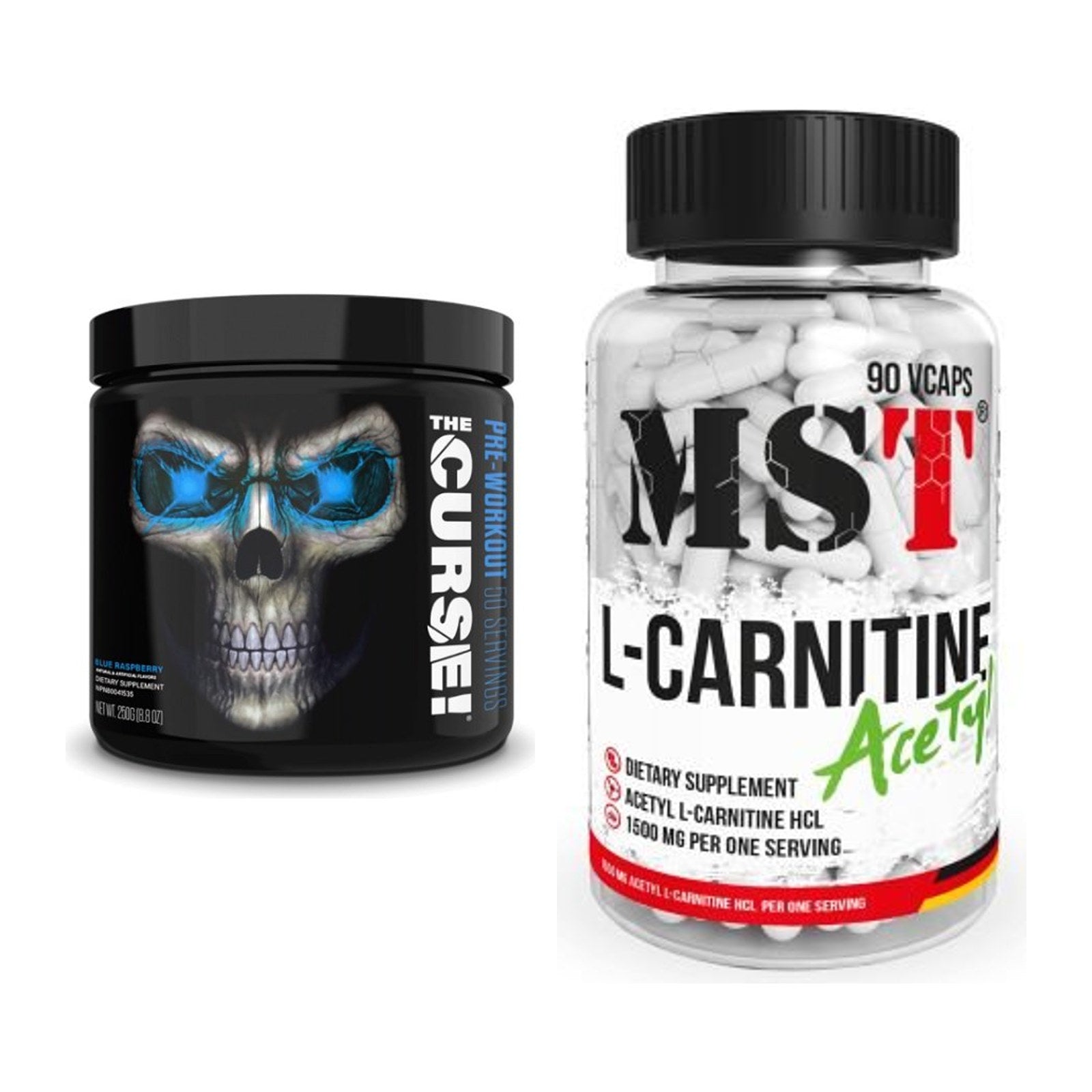 Trainings-Set: JNX Sports The Curse! + MST L-Carnitine Acetyle – alle enthaltenen Artikel