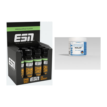 Trainings-Set: ESN Crank Pump Shot + NNT Citrullin – alle enthaltenen Artikel
