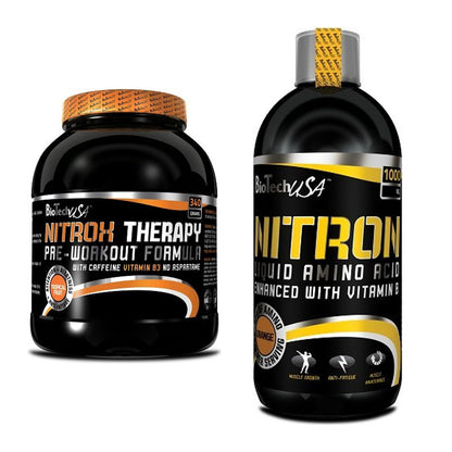 Trainings-Set: BioTech NitroX Therapy + BioTech Liquid Amino – alle enthaltenen Artikel