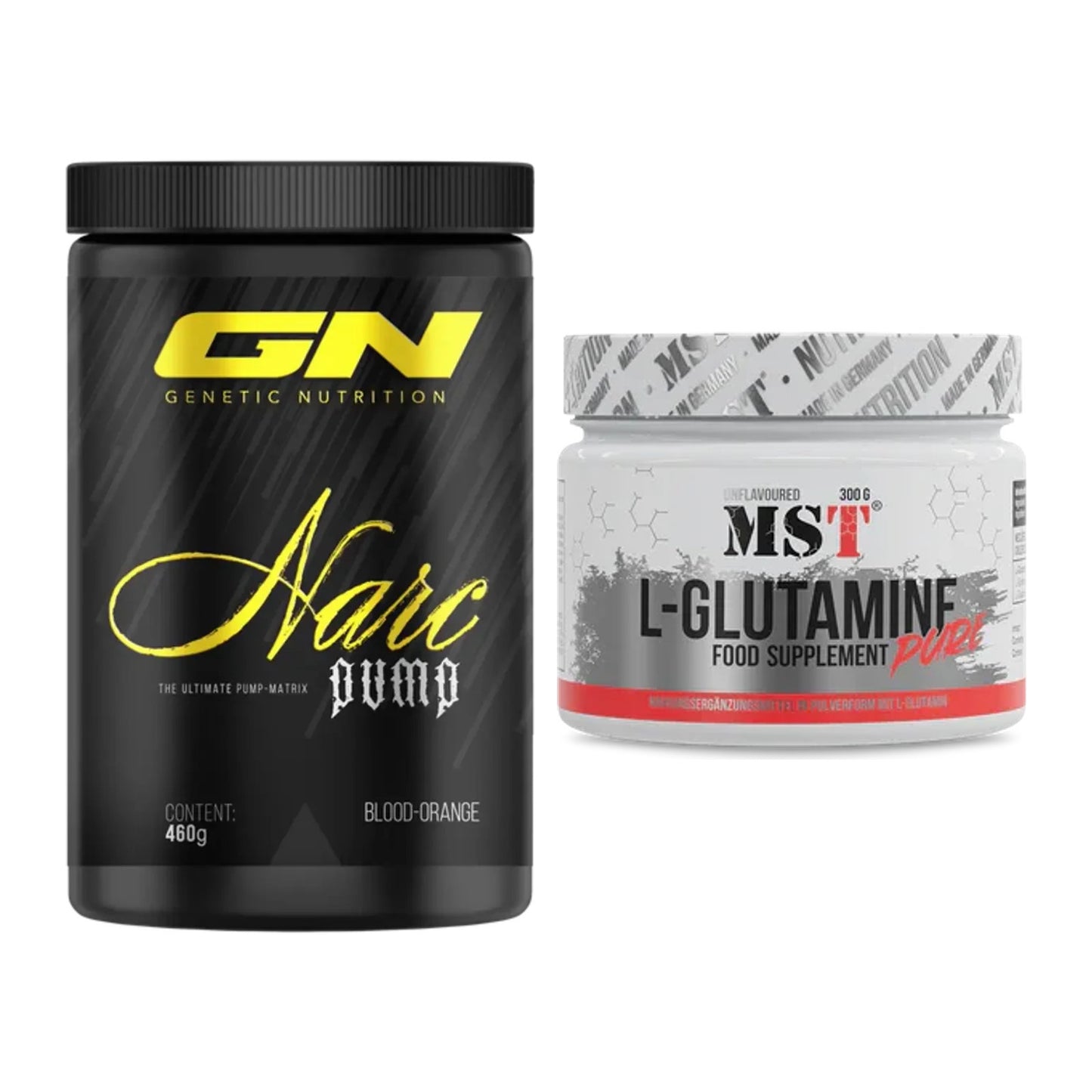 Trainings-Set: GN Narc Pump + MST Glutamine – alle enthaltenen Artikel
