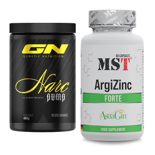 Trainings-Set: GN Narc Pump + MST ArgiZinc Forte – alle enthaltenen Artikel