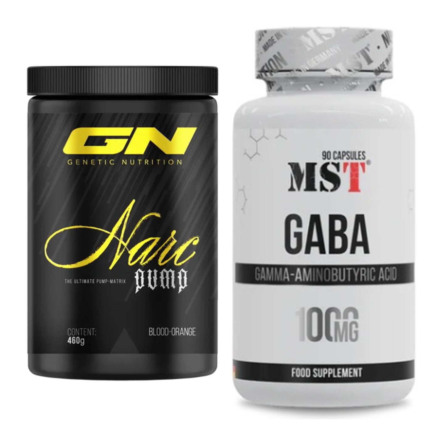 Trainings-Set: GN Narc Pump + MST GABA 1000mg – alle enthaltenen Artikel