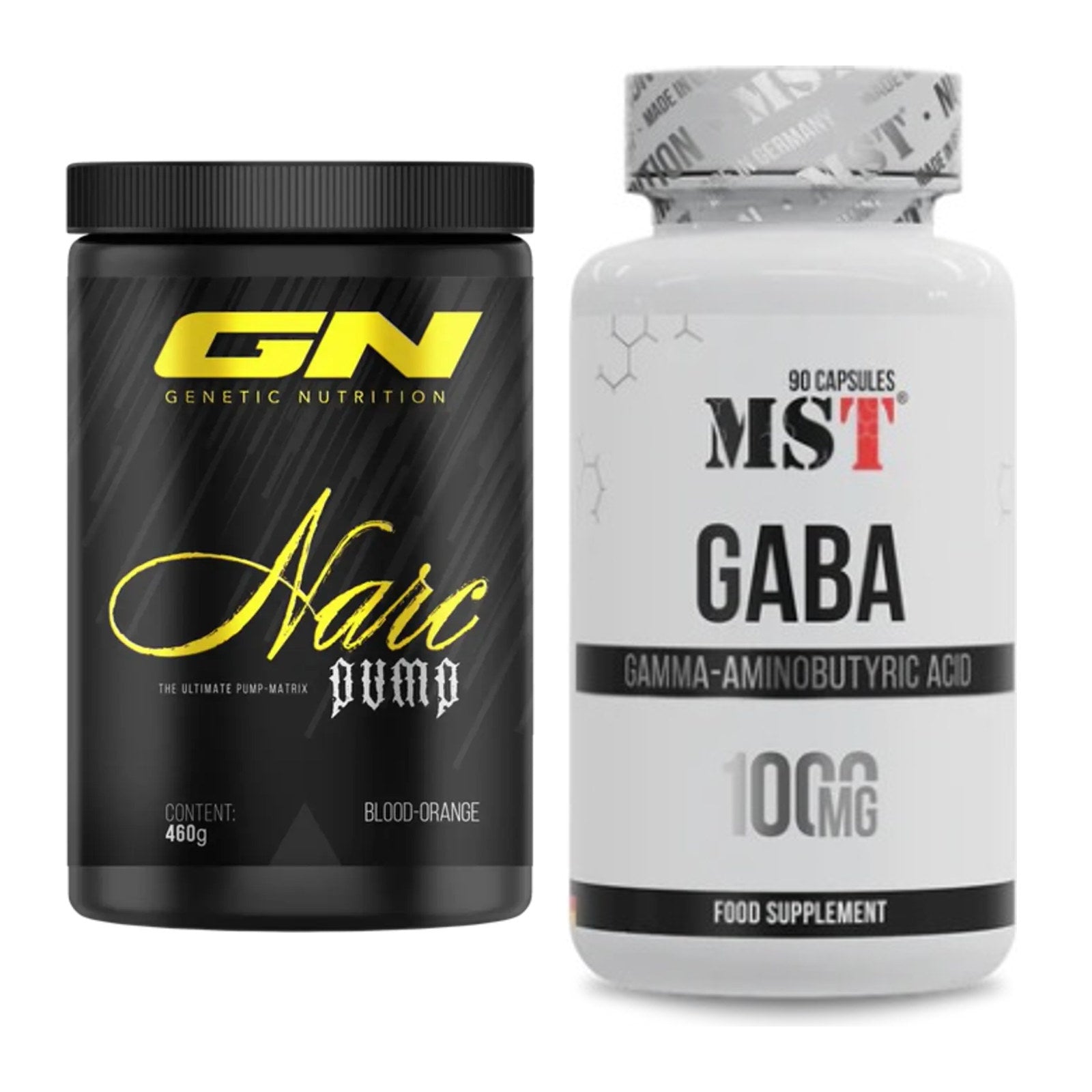 Trainings-Set: GN Narc Pump + MST GABA 1000mg – alle enthaltenen Artikel
