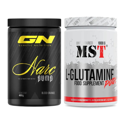 Trainings-Set: GN Narc Pump + MST Glutamine – alle enthaltenen Artikel