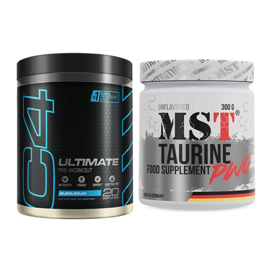 Trainings-Set: Cellucor C4 ULTIMATE 20 Serv. + MST Taurine – alle enthaltenen Artikel