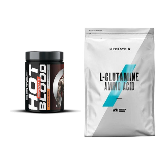 Trainings-Set: Scitec Hot Blood INFINITY + MyProtein Glutamin – alle enthaltenen Artikel