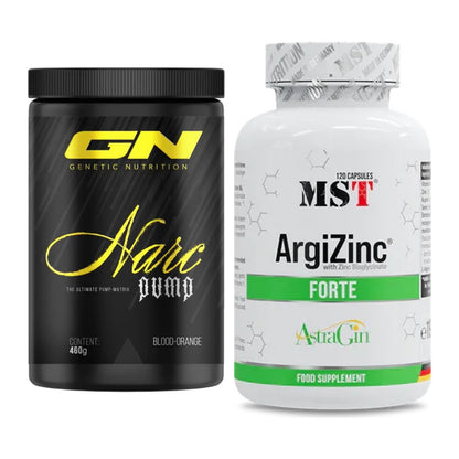 Trainings-Set: GN Narc Pump + MST ArgiZinc Forte – alle enthaltenen Artikel