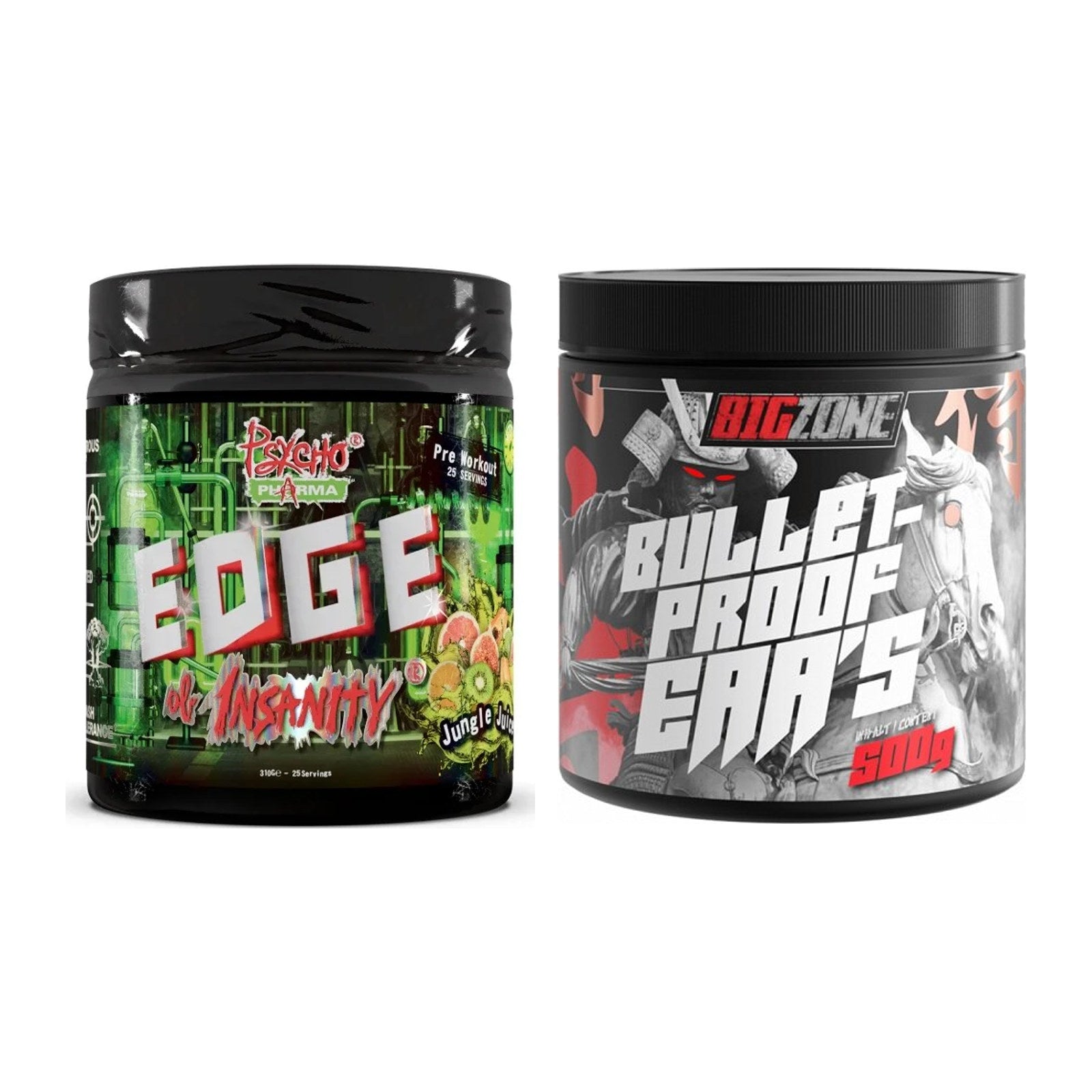 Trainings-Set: Psycho Pharma Edge + Big Zone Bulletproof EAA's – alle enthaltenen Artikel