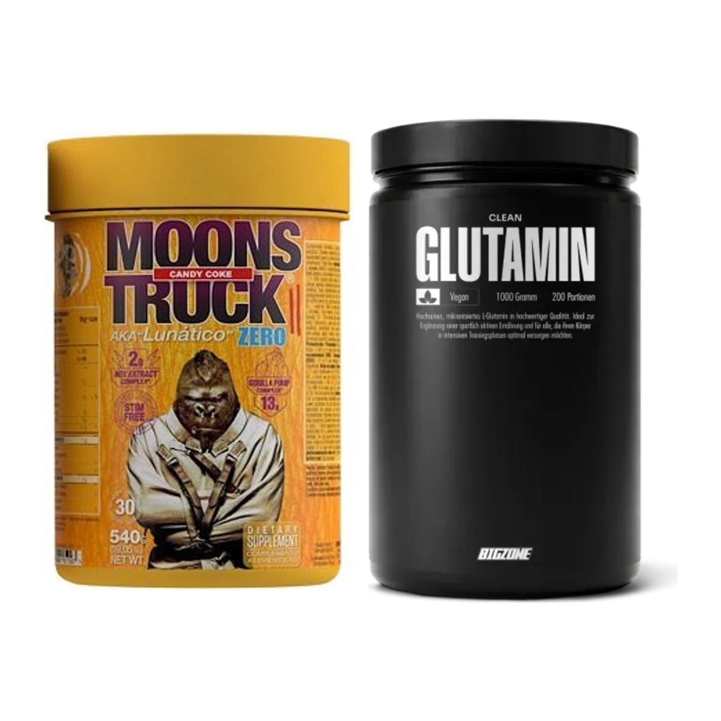 Trainings-Set: Zoomad Moonstruck 2.0 ZERO + Big Zone Glutamin – alle enthaltenen Artikel
