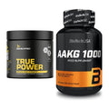 Trainings-Set: Dedicated True Power + BioTech AAKG 1000mg 100 Tabl. – alle enthaltenen Artikel