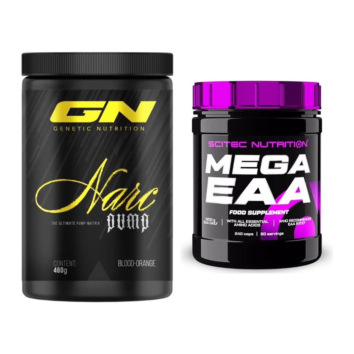 Trainings-Set: GN Narc Pump + Scitec Mega EAA – alle enthaltenen Artikel