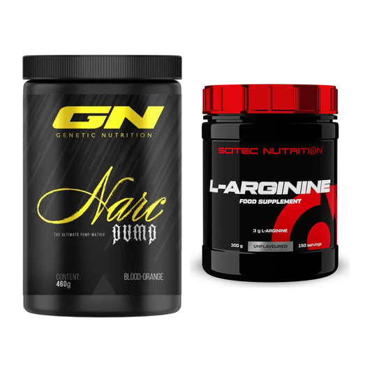 Trainings-Set: GN Narc Pump + Scitec Arginin – alle enthaltenen Artikel