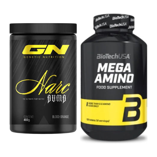 Trainings-Set: GN Narc Pump + BioTech Mega Amino – alle enthaltenen Artikel