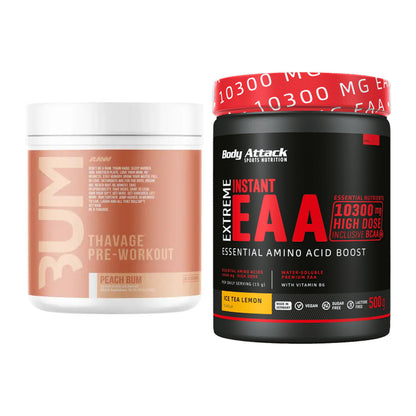 Trainings-Set: RAW Nutrition CBUM Thavage + Body Attack Extreme – alle enthaltenen Artikel