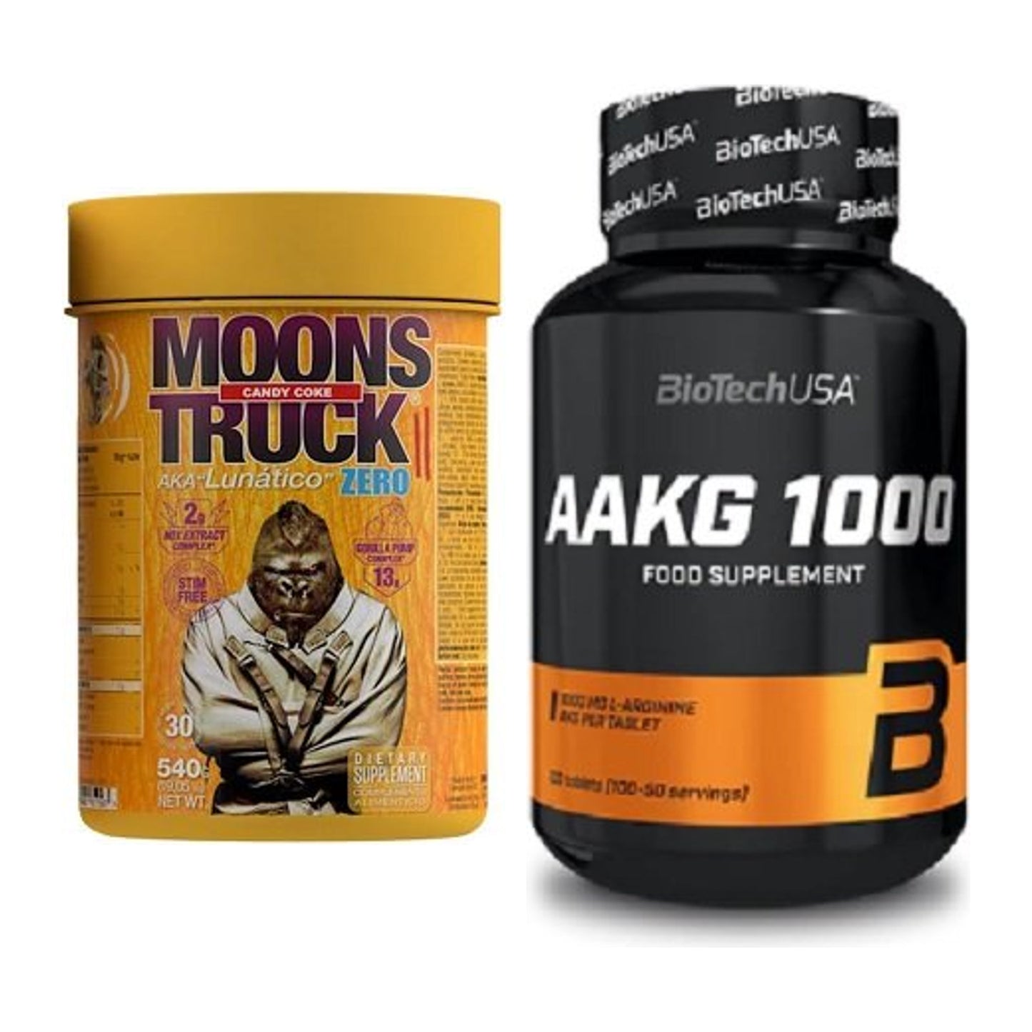 Σετ προπόνησης: Zoomad Moonstruck 2.0 ZERO + BioTech AAKG 1000mg 100 - περιλαμβάνονται όλα τα είδη