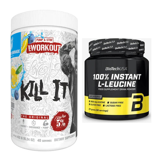 Trainings-Set: Rich Piana 5% Nutrition + BioTech 100% Instant – alle enthaltenen Artikel