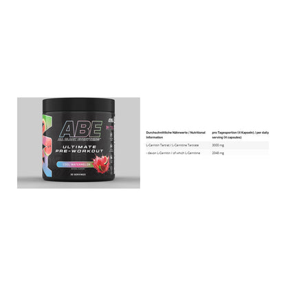 Trainings-Set: Applied Nutrition A.B.E + INLEAD L-Carnitine – alle enthaltenen Artikel