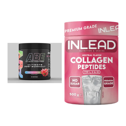 Trainings-Set: Applied Nutrition A.B.E + INLEAD Collagen Peptides – alle enthaltenen Artikel