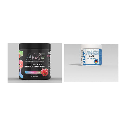Trainings-Set: Applied Nutrition A.B.E Ultimate + NNT Arginin – alle enthaltenen Artikel