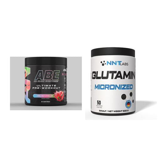 Trainings-Set: Applied Nutrition A.B.E Ultimate + NNT Glutamin – alle enthaltenen Artikel