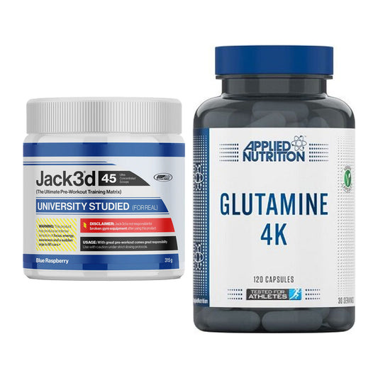 Set de antrenament: USP Labs Jack3d 45 Serv. + Nutriție aplicată - toate articolele incluse