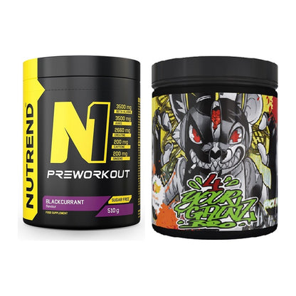 Trainings-Set: Nutrend N1 Preworkout + BPS-Pharma EAA´s 4Your – alle enthaltenen Artikel