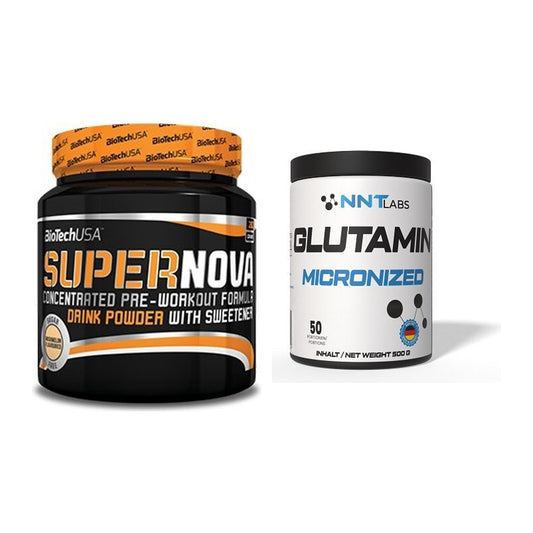 Trainings-Set: BioTech Supernova + NNT Glutamin – alle enthaltenen Artikel