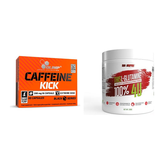 Trainings-Set: Olimp Caffeine Kick + BPS-Pharma This Glutamin – alle enthaltenen Artikel