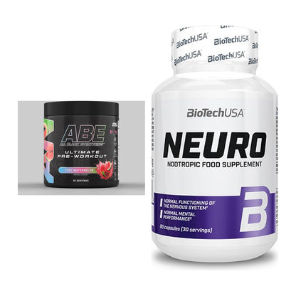 Trainings-Set: Applied Nutrition A.B.E Ultimate + BioTech Neuro – alle enthaltenen Artikel