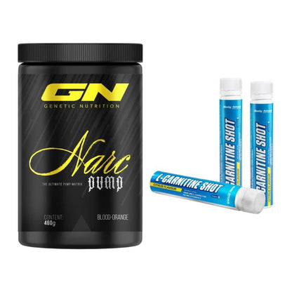 Trainings-Set: GN Narc Pump + Body Attack L-Carnitine Shots – alle enthaltenen Artikel