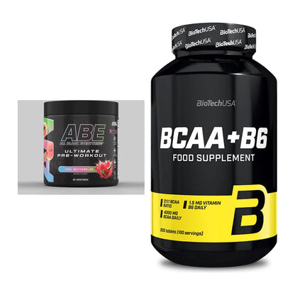 Trainings-Set: Applied Nutrition A.B.E + BioTech BCAA+B6 200 Tabl – alle enthaltenen Artikel