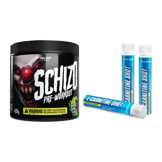 Trainings-Set: AK47 Labs Schizo + Body Attack L-Carnitine – alle enthaltenen Artikel