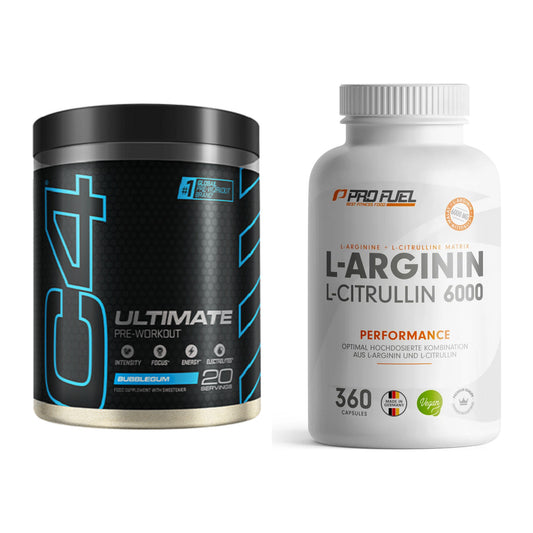 Trainings-Set: Cellucor C4 ULTIMATE 20 + ProFuel L-Arginin – alle enthaltenen Artikel