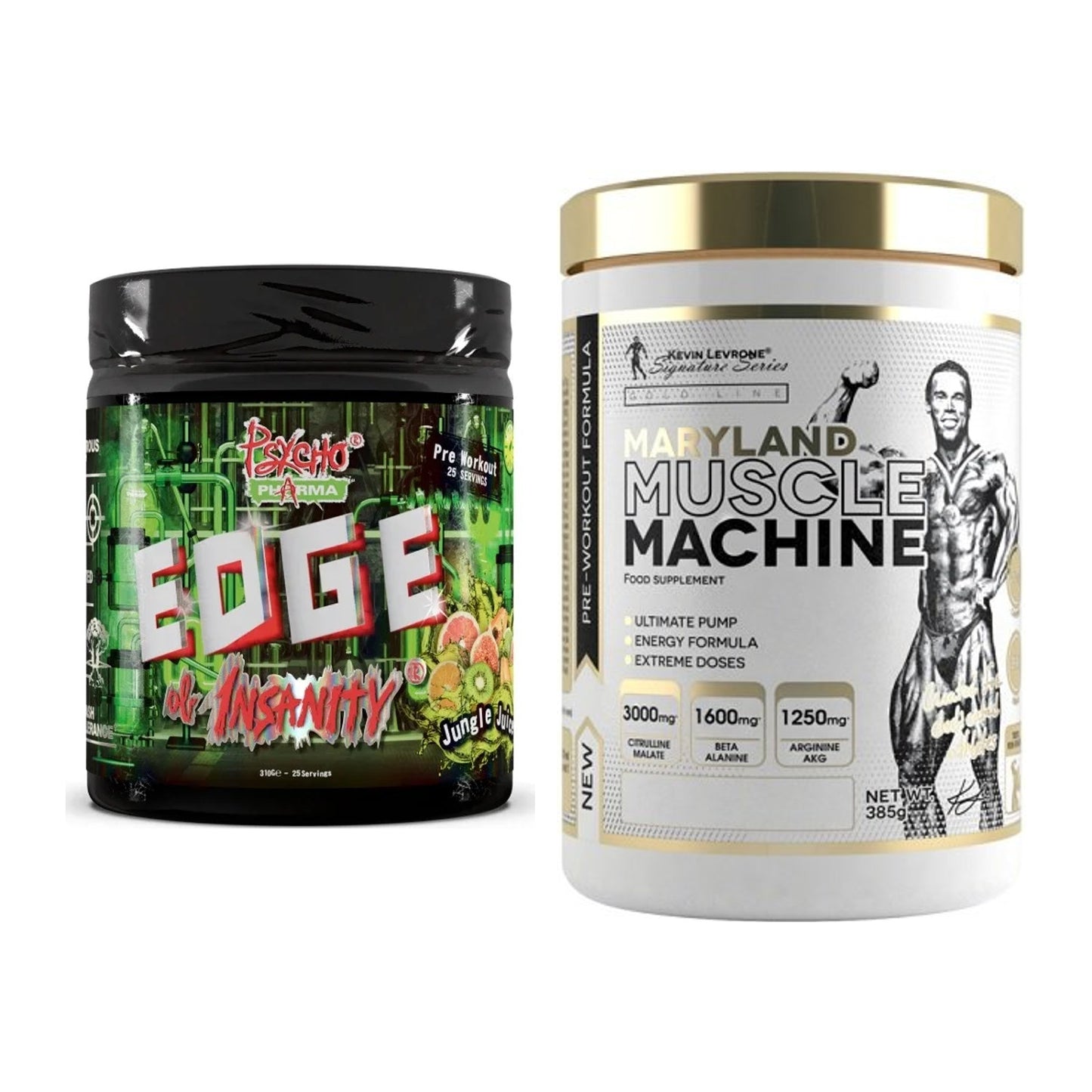 Trainings-Set: Psycho Pharma Edge + Kevin Levrone Maryland – alle enthaltenen Artikel