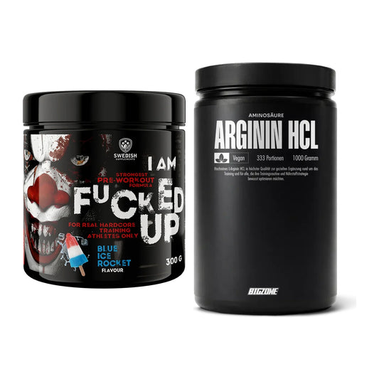 Trainings-Set: Swedish Supplements Fucked Up + Big Zone L-Arginin – alle enthaltenen Artikel