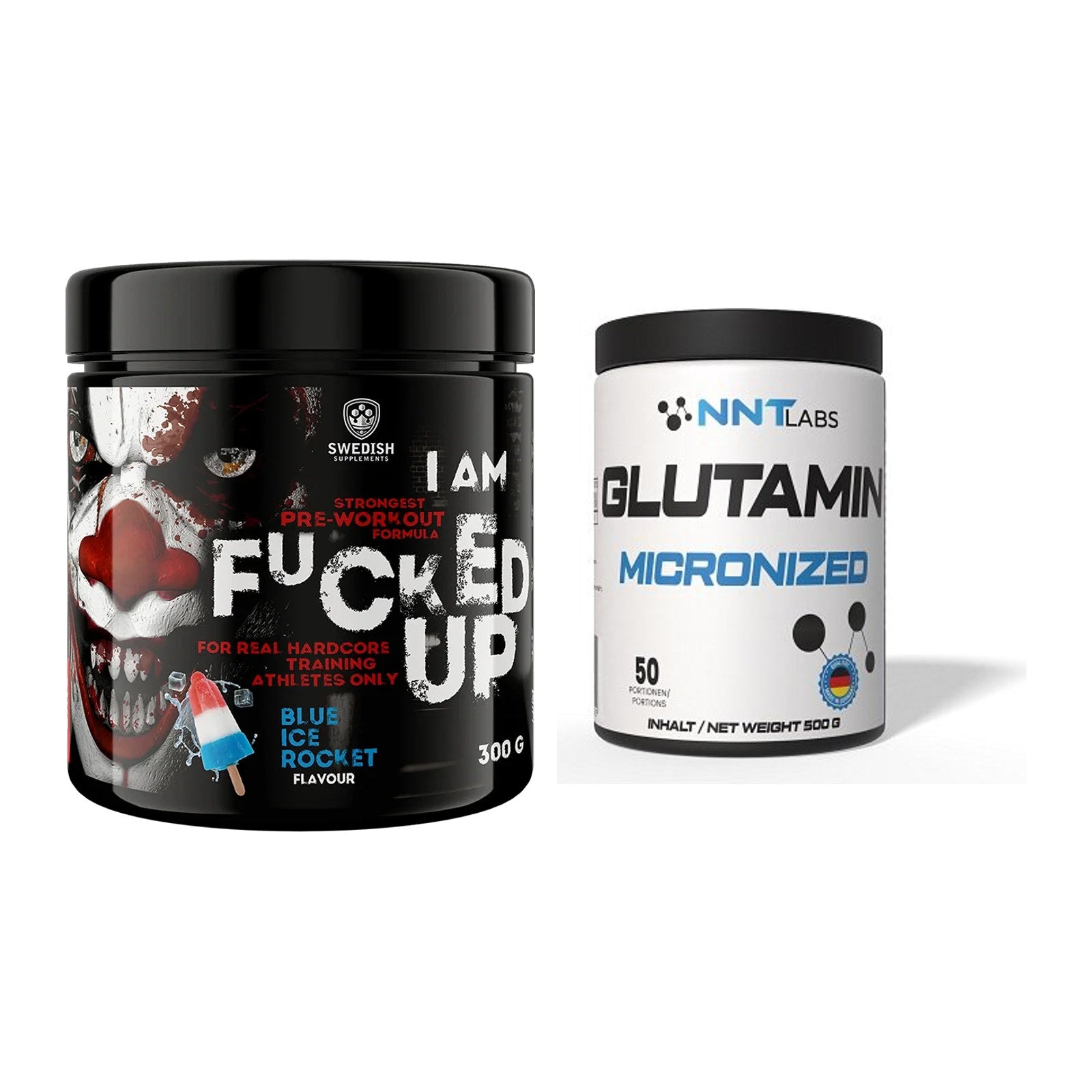 Trainings-Set: Swedish Supplements Fucked Up + NNT Glutamin – alle enthaltenen Artikel