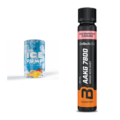 Trainings-Set: FA Nutrition ICE Pump Pre-Workout + BioTech AAKG 7800 – alle enthaltenen Artikel