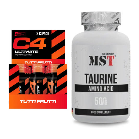 Trainings-Set: Cellucor C4 Ultimate Pre-Workout + MST Taurine – alle enthaltenen Artikel