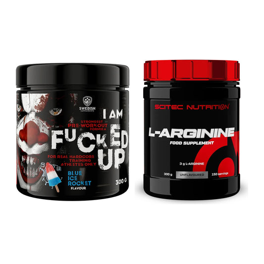 Trainings-Set: Swedish Supplements Fucked Up + Scitec Arginin – alle enthaltenen Artikel