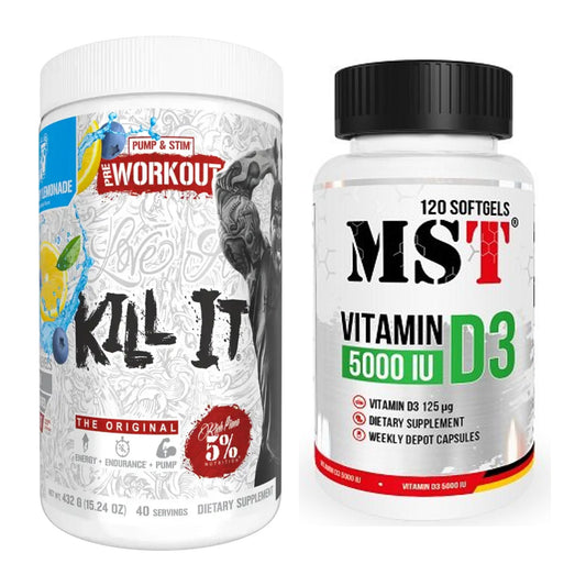 Tréninková sada: Bohatá výživa Piana 5% + MST Vitamin D3 5000IU 120 - všechny položky v ceně
