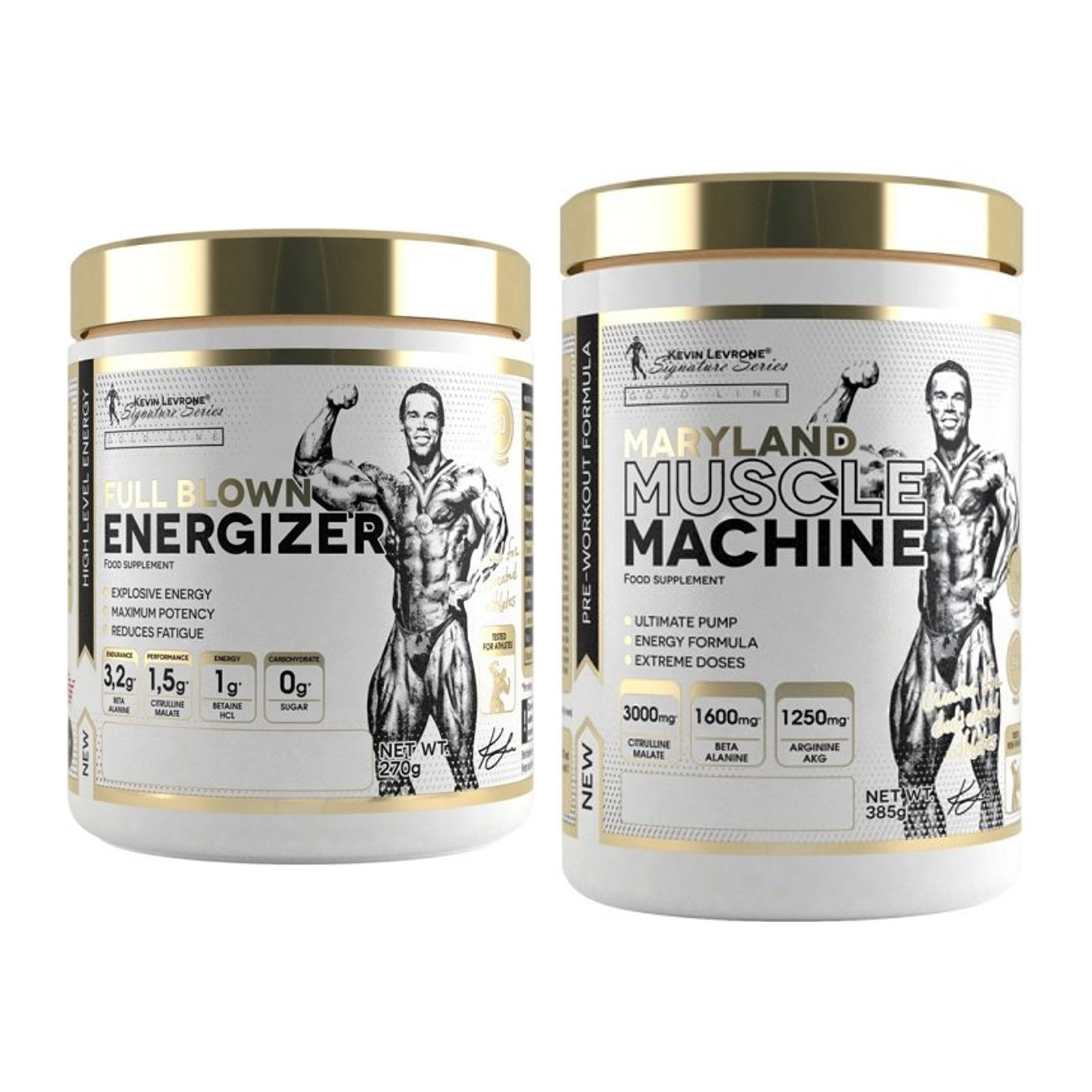 Trainings-Set: Kevin Levrone Full Blown + Kevin Levrone Maryland – alle enthaltenen Artikel