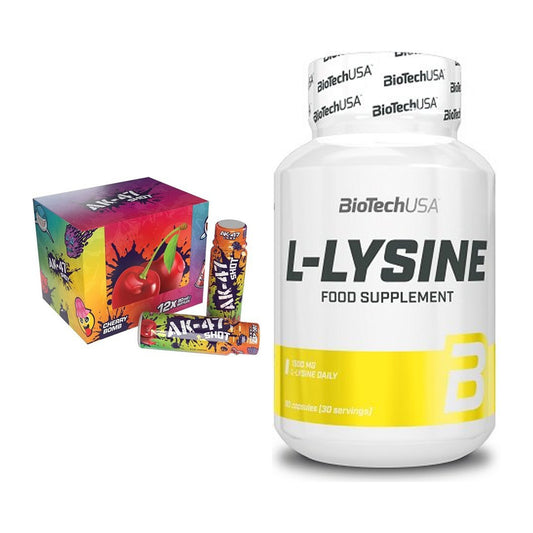 Trainings-Set: AK47 Labs AK47 Shots + BioTech L-Lysine – alle enthaltenen Artikel