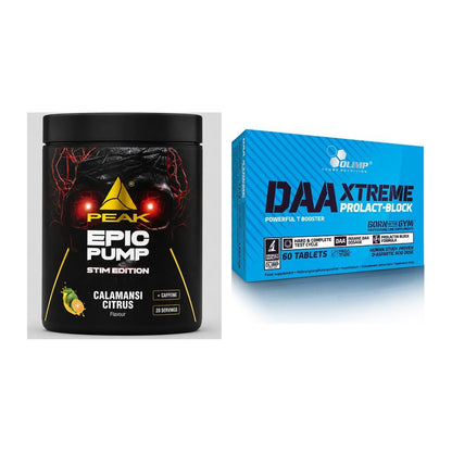 Trainings-Set: Peak Epic Pump Stim Edition + Olimp DAA Xtreme – alle enthaltenen Artikel