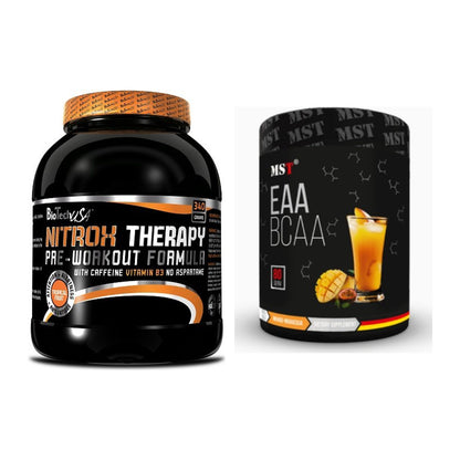 Trainings-Set: BioTech NitroX Therapy + MST EAA & BCAA – alle enthaltenen Artikel