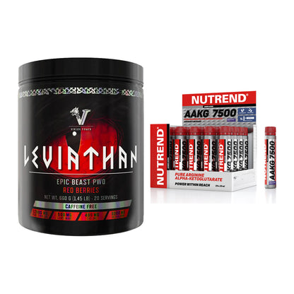 Trainings-Set: Viking Power Leviathan + Nutrend AAKG 7500 Shots – alle enthaltenen Artikel