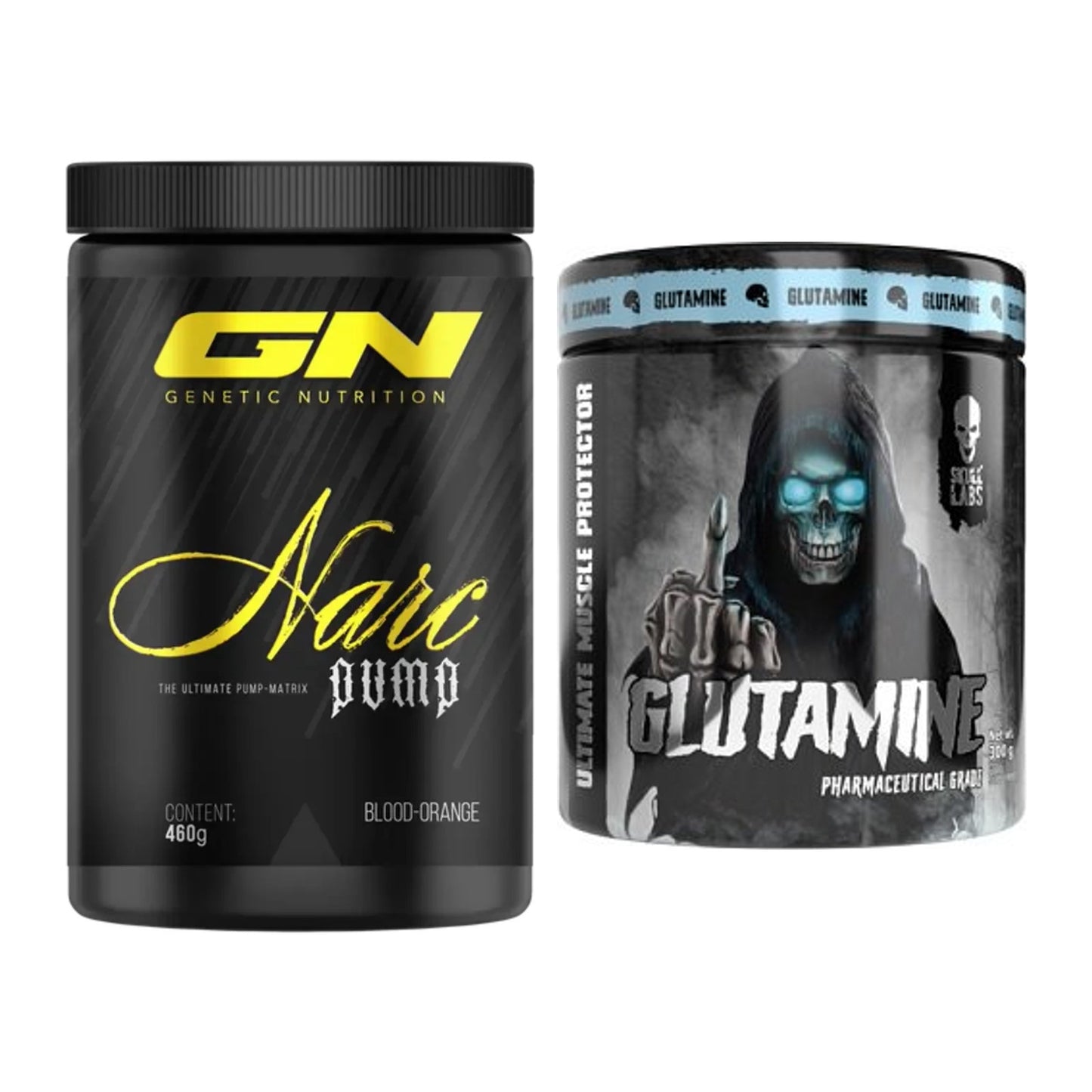 Trainings-Set: GN Narc Pump + Skull Labs Glutamine – alle enthaltenen Artikel
