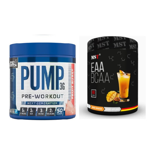 Trainings-Set: Applied Nutrition Pump + MST EAA & BCAA – alle enthaltenen Artikel